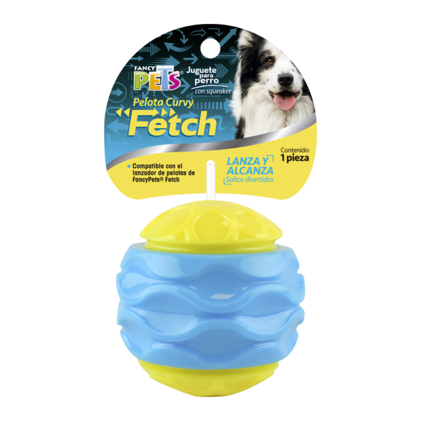 Juguete Pelota Curvy con Sonido Fetch