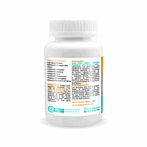 MS-Probiotico para Perros y Gatos 60 Tableta Masticable - Imagen 3
