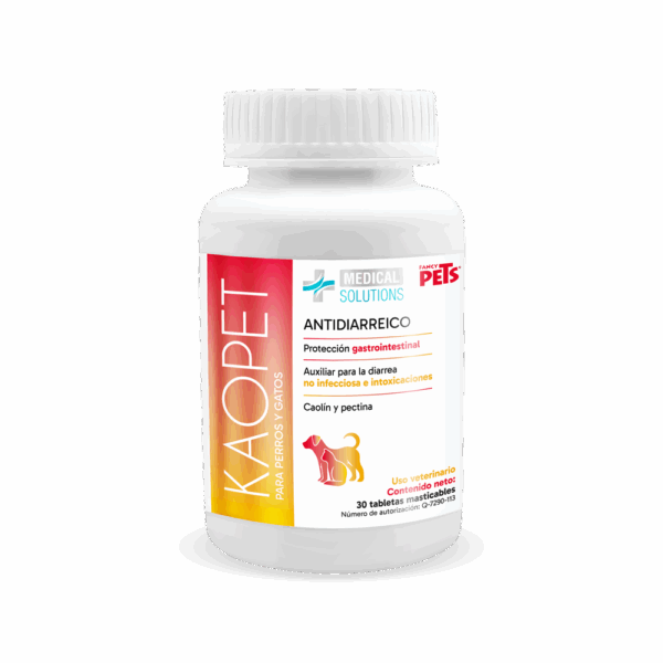 MS-Kaopet Antidiarreico 60 Tabletas para Perro y Gato