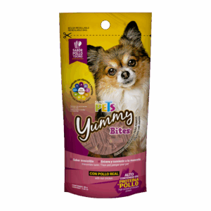 Premios Yummy Bites de Pollo/Tocino 80grs