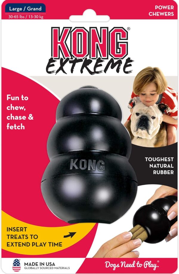 Juguete Kong Extreme Negro - Imagen 4