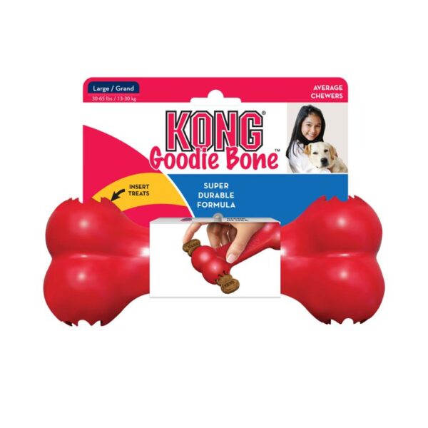 Juguete Kong Hueso Clasico Rojo - Imagen 2
