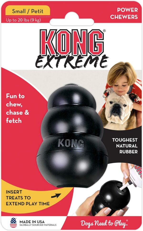 Juguete Kong Extreme Negro - Imagen 6