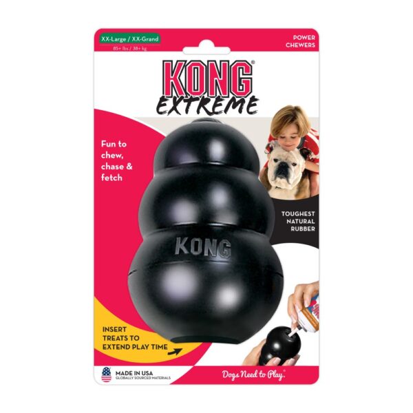 Juguete Kong Extreme Negro - Imagen 2